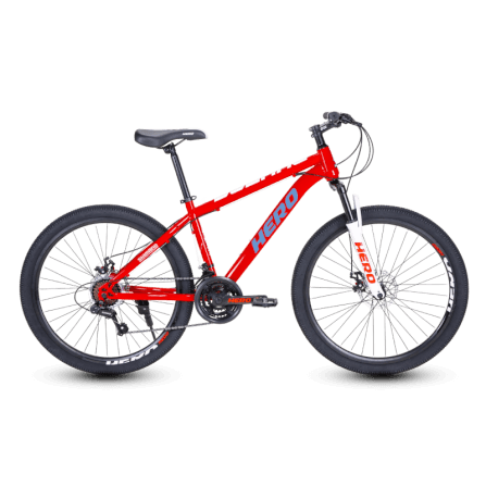 จักรยานเสือภูเขา HERO รุ่น Dolane สีแดง 21เกียร์ shimano 