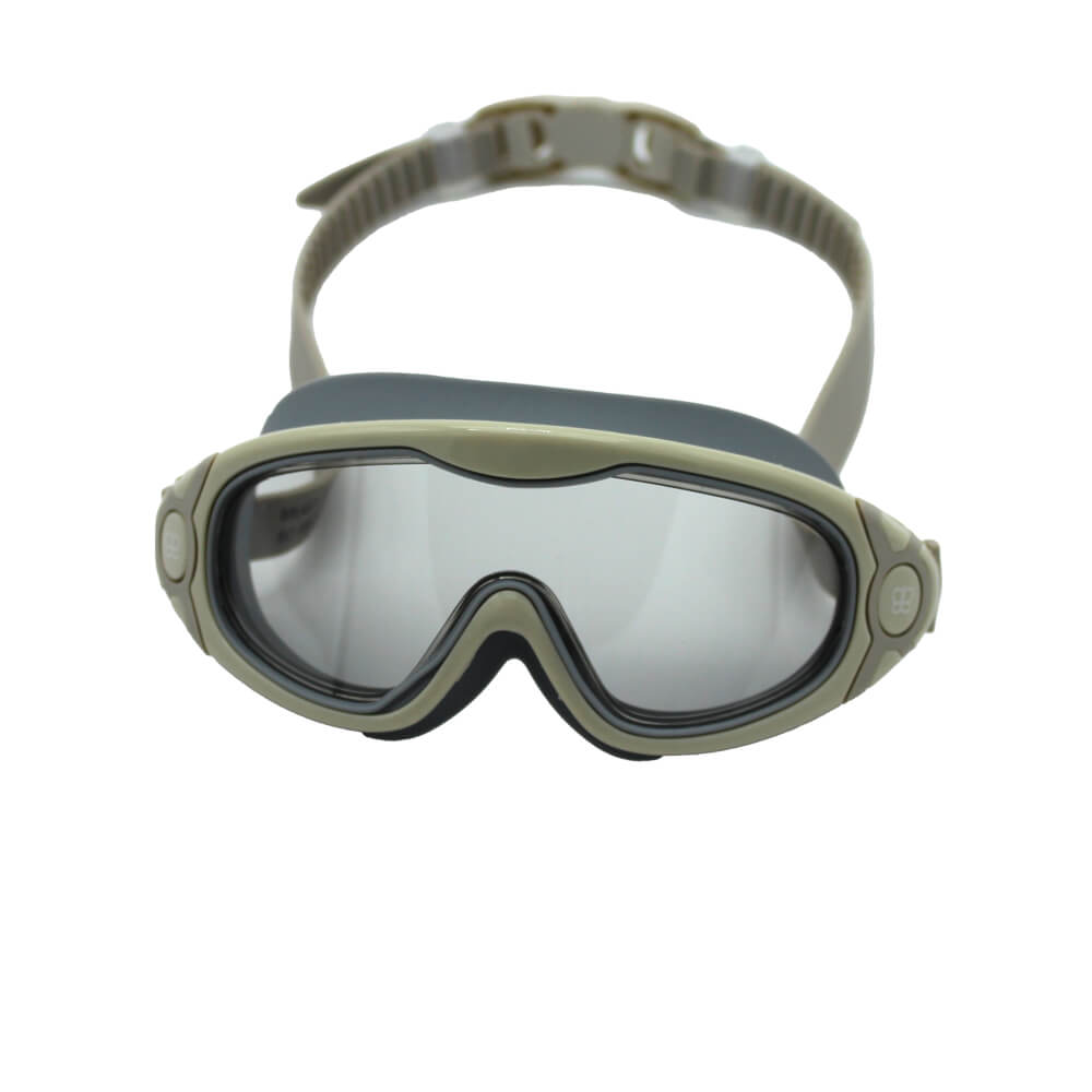 เเว่นตาว่ายน้ำสำหรับเด็ก 3Y+ BBLUV SKUBA สีเทา