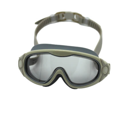 เเว่นตาว่ายน้ำสำหรับเด็ก 3Y+ BBLUV SKUBA สีเทา_1