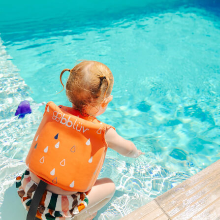 เสื้อชูชีพเด็ก BBLUV - NAJ - DUSK (1-3ปี) สีส้ม ชูชีพว่ายน้ําเด็ก ช่วยพยุงตัว_3