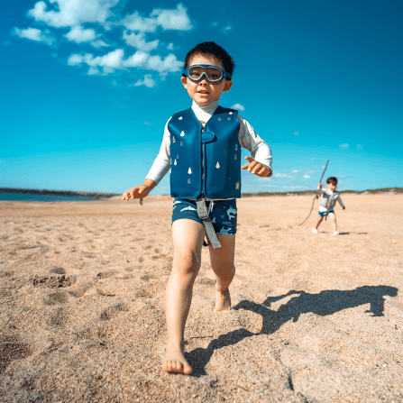 เเว่นตาว่ายน้ำสำหรับเด็ก 3Y+ BBLUV SKUBA สีน้ำเงิน_3