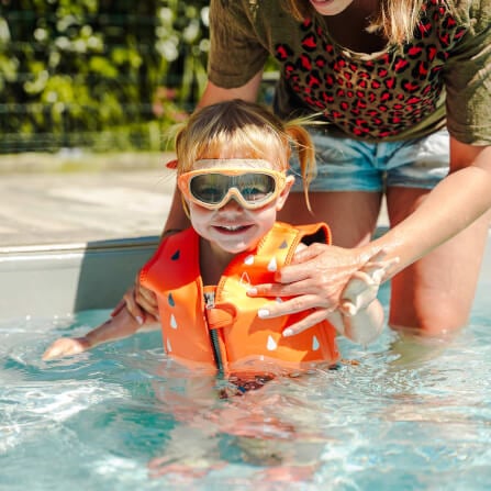 เเว่นตาว่ายน้ำสำหรับเด็ก 3Y+ BBLUV SKUBA สีส้ม_4