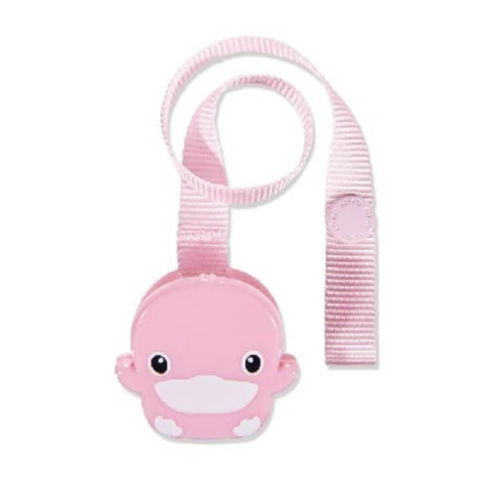 ที่ใส่จุกนมหลอก KUKU DUCKBILL สีชมพู