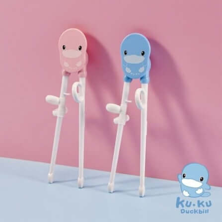 ตะเกียบฝึกหัด  KUKU DUCKBILL สีฟ้า_1