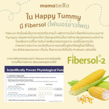 ผลิตภัณฑ์เสริมอาหารไฟเบอร์ชนิดชงดื่ม MAMABELLA 75 กรัม 10 ซอง สำหรับแม่และเด็กอายุ 6 เดือนขึ้นไป_7