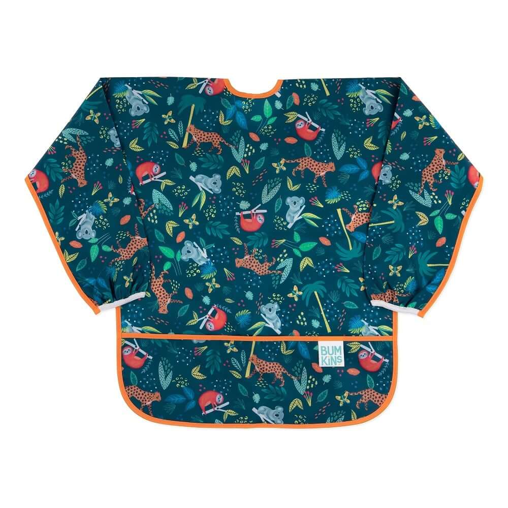 ผ้ากันเปื้อนเด็ก Bumkins Art Smock Jungle 		 		
