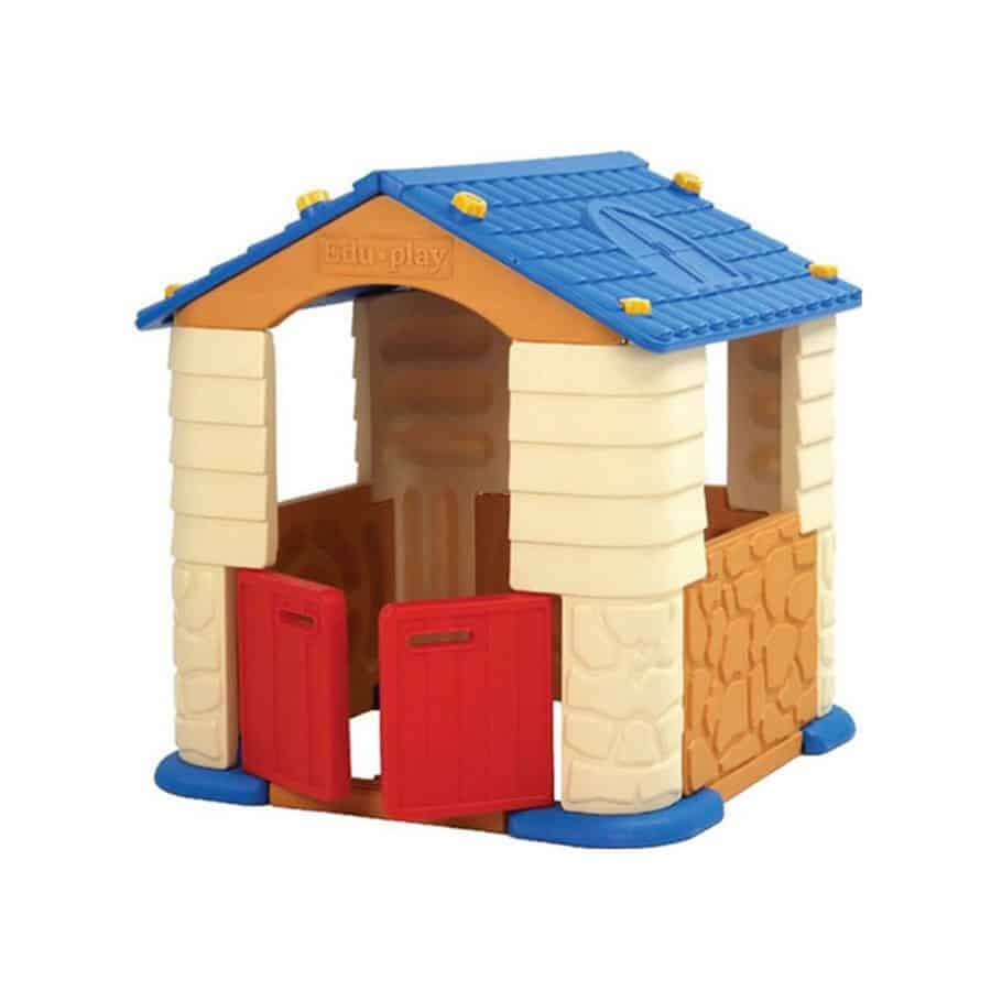 บ้านเด็กเล่นพร้อมสไลเดอร์ต่อคอกกั้นเด็ก รุ่น Play House Slide + Baby Room Eduplay