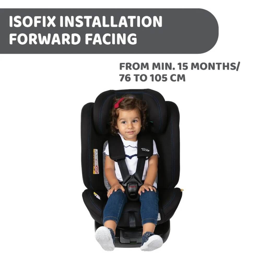UNICO EVO I-S AIR B.CAR SEAT GRAPHITE คาร์ซีทหมุนได้ 360 องศา CHICCO
