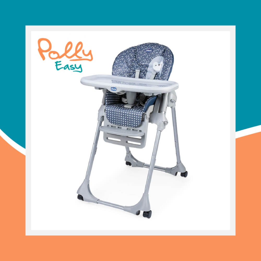 POLLY EASY HIGH CHAIR-PENGUIN เก้าอี้ทานข้าวเด็ก CHICCO 		