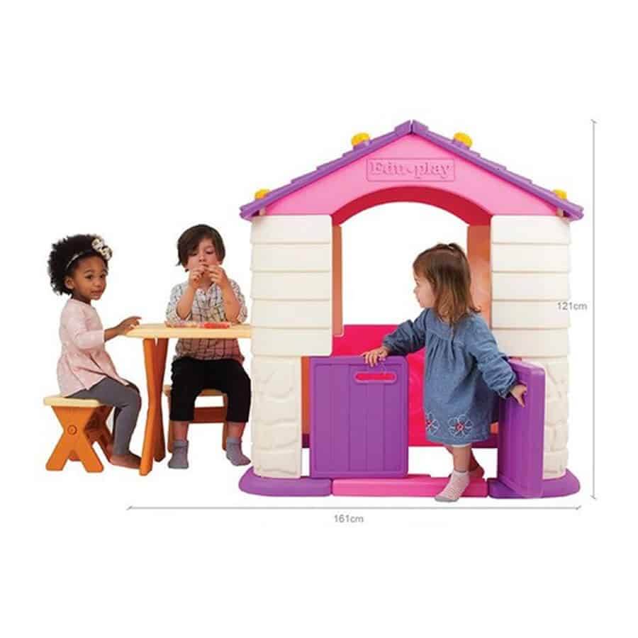 บ้านเด็กเล่นพร้อมโต๊ะเก้าอี้ รุ่น Play House Table&Chair Set Eduplay