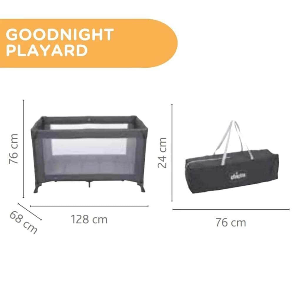 เตียงนอนเด็ก CHICCO GOODNIGHT PLAYARD สีเทา_4