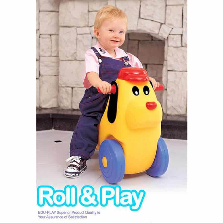 หมาน้อยล้อเลื่อน Eduplay  Roll&Play With Brown Box 