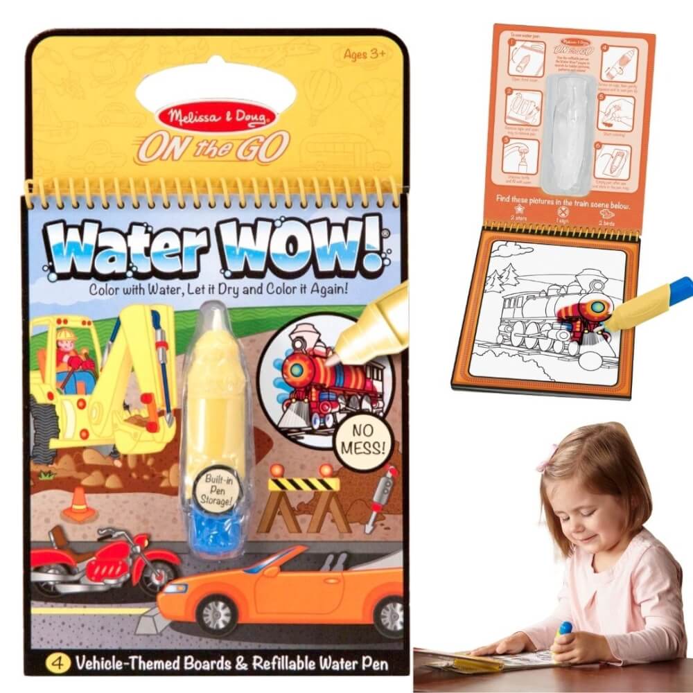 สมุดระบายสีด้วยน้ำรียูสซาเบิล รุ่นตัวอักษร Melissa & Doug [ระบายน้ำ+รียูส] รุ่น 5389