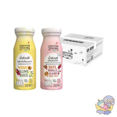 น้ำหัวปลีผสมน้ำผึ้งมะนาว 180 ml. ยกลัง  MomMe Journey _0