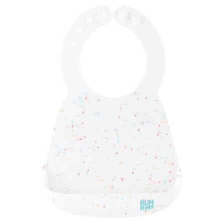 ผ้ากันเปื้อนซิลิโคน Bumkins Silicone Bib Vanilla Sprinkle		 		 		_0