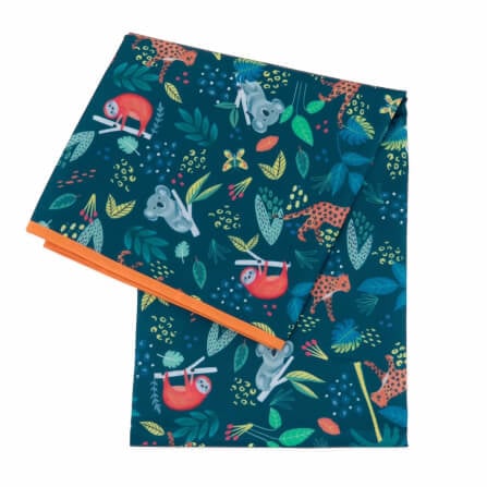 ผ้าปูรองอเนกประสงค์ Bumkins Splat Mat 42x42 นิ้ว Jungle		 		 		_0
