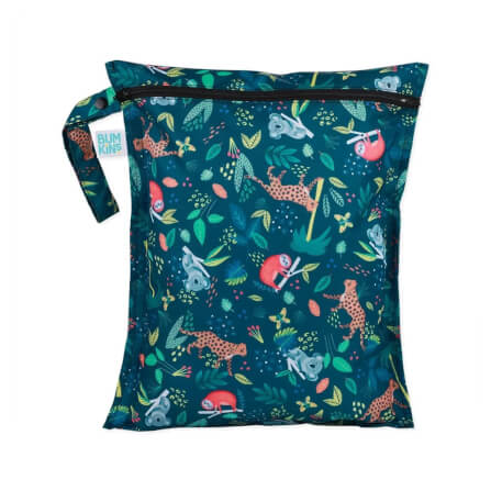 กระเป๋าผ้าเปียก Bumkins Wet Dry Bag Jungle 		 		_0