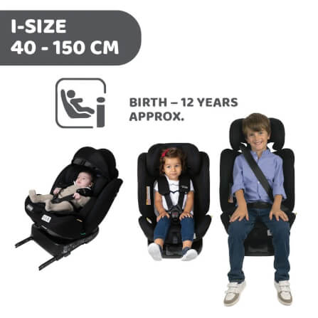 UNICO EVO I-S AIR B.CAR SEAT GRAPHITE คาร์ซีทหมุนได้ 360 องศา CHICCO_1