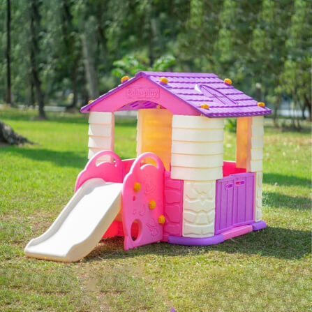 บ้านเด็กเล่นพร้อมสไลเดอร์ รุ่น Play House Slide Eduplay_1