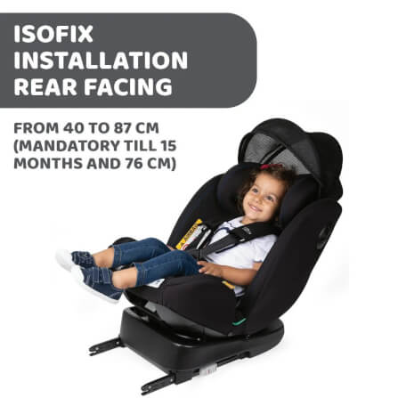 UNICO EVO I-S AIR B.CAR SEAT GRAPHITE คาร์ซีทหมุนได้ 360 องศา CHICCO_2