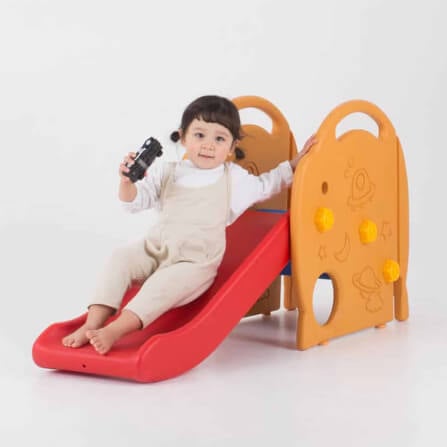 บ้านเด็กเล่นพร้อมสไลเดอร์ต่อคอกกั้นเด็ก รุ่น Play House Slide + Baby Room Eduplay_2