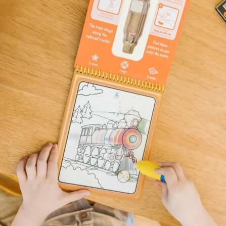 สมุดระบายสีด้วยน้ำรียูสซาเบิล รุ่นตัวอักษร Melissa & Doug [ระบายน้ำ+รียูส] รุ่น 5389_2