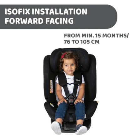 UNICO EVO I-S AIR B.CAR SEAT GRAPHITE คาร์ซีทหมุนได้ 360 องศา CHICCO_3
