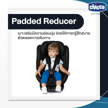 UNICO EVO I-SIZE B.CAR SEAT BLACK คาร์ซีทหมุนได้ 360 CHICCO 	 		_3
