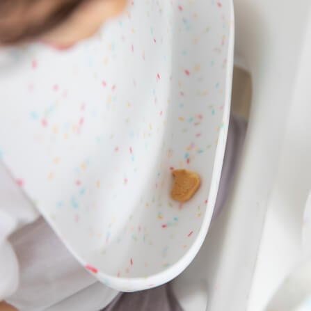 ผ้ากันเปื้อนซิลิโคน Bumkins Silicone Bib Vanilla Sprinkle		 		 		_4