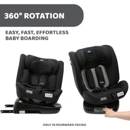 UNICO EVO I-S AIR B.CAR SEAT GRAPHITE คาร์ซีทหมุนได้ 360 องศา CHICCO_6