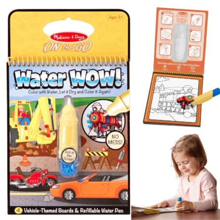 สมุดระบายสีด้วยน้ำรียูสซาเบิล รุ่นตัวอักษร Melissa & Doug [ระบายน้ำ+รียูส] รุ่น 5389_8