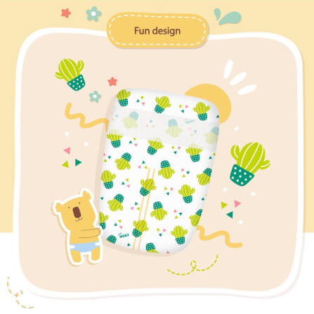 ผ้าอ้อมสำเร็จรูป ชนิดเทป Diaper Tape BABY MOBY ไซส์ S_9