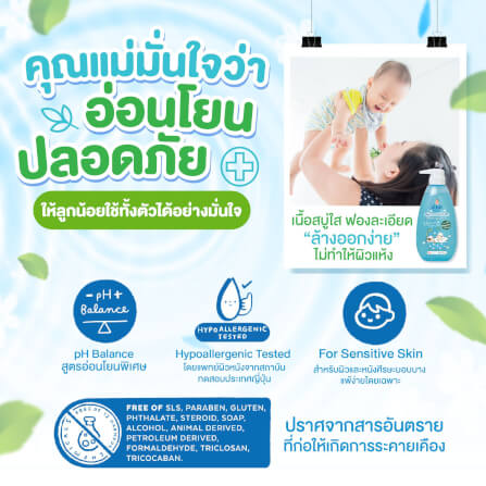 สบู่เหลวอาบและสระออร์แกนิก Narak ไรซ์มิลค์&อาร์แกนออยล์ 465 มล.