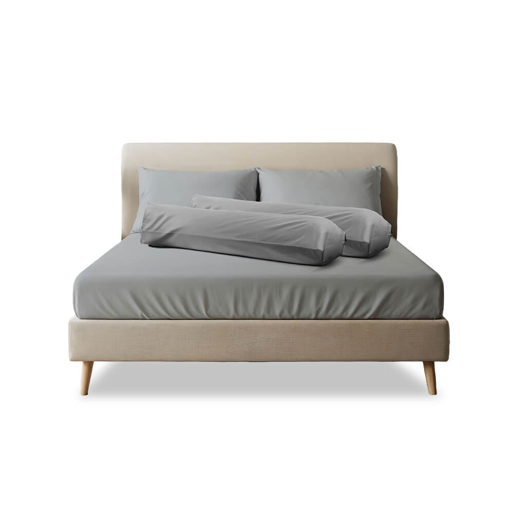 ชุดผ้าปูที่นอน 3.5 ฟุต 3 ชิ้น SLEEPHAPPY รุ่น Cloud soft bed sheet Set B สีเทา