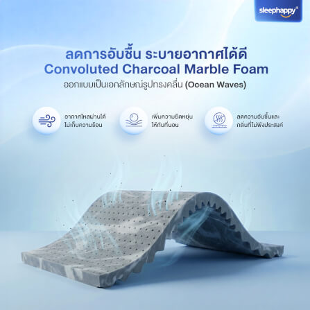 ที่นอนพ็อกเก็ตสปริง 5 ฟุต SLEEPHAPPY ATLANTIS PRO หนา 10 นิ้ว_6