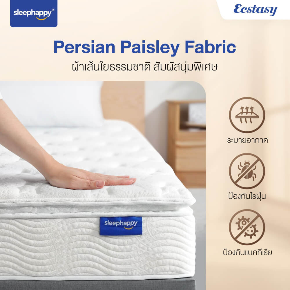 ที่นอน 6 ฟุต SLEEPHAPPY ECSTASY