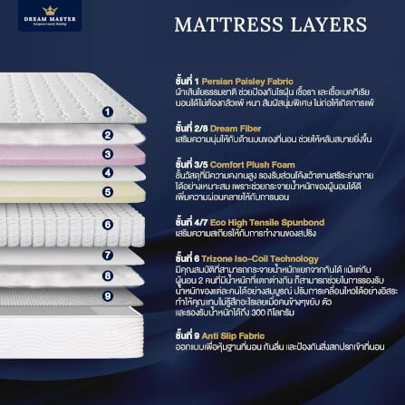 ที่นอน 6 ฟุต DREAM MASTER ULTIMA_2