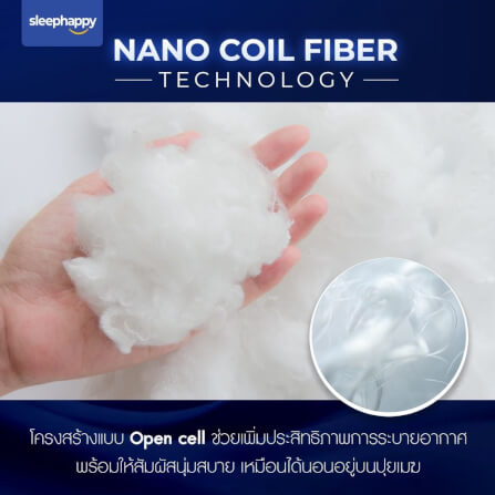 แผ่นรองนอน 5 ฟุต SLEEPHAPPY CLOUDY TOPPER_2