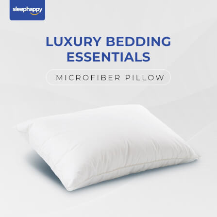 หมอนหนุน SLEEPHAPPY MICROFIBER PILLOW 1500 กรัม_6