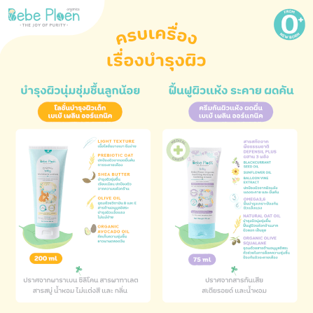 ชุดของขวัญ ครบเครื่องเรื่องการอาบน้ำบำรุงผิวเด็ก เบเบ้ เพลิน ออร์แกนิค_7