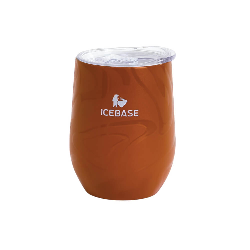 แก้วสุญญากาศ ICEBASE รุ่น VLS-529CA เคลือบผิว CERAMIC ขนาด 360 ML สีกาแฟ