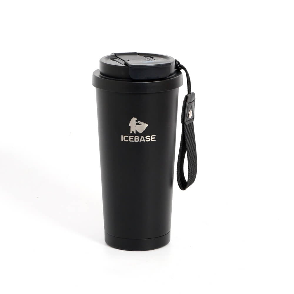 แก้วสุญญากาศ ICEBASE รุ่น VLA-202BK เคลือบผิว CERAMIC ขนาด 500 ML สีดำ
