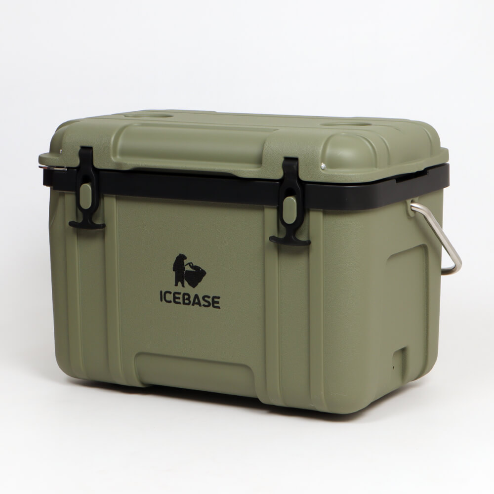 กระติกน้ำแข็งเก็บความเย็น ICEBASE (PU FOAM INJECTION) รุ่น CLP-311GN (HERCULES) ขนาด 26 ลิตร สีเขียว_1
