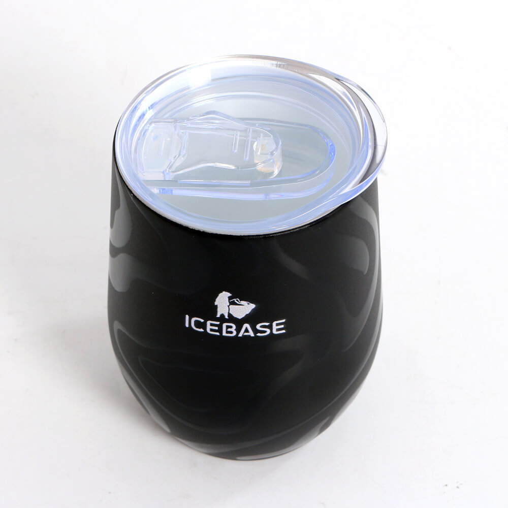 แก้วสุญญากาศ ICEBASE รุ่น VLS-529BK เคลือบผิว CERAMIC ขนาด 360 ML สีดำ