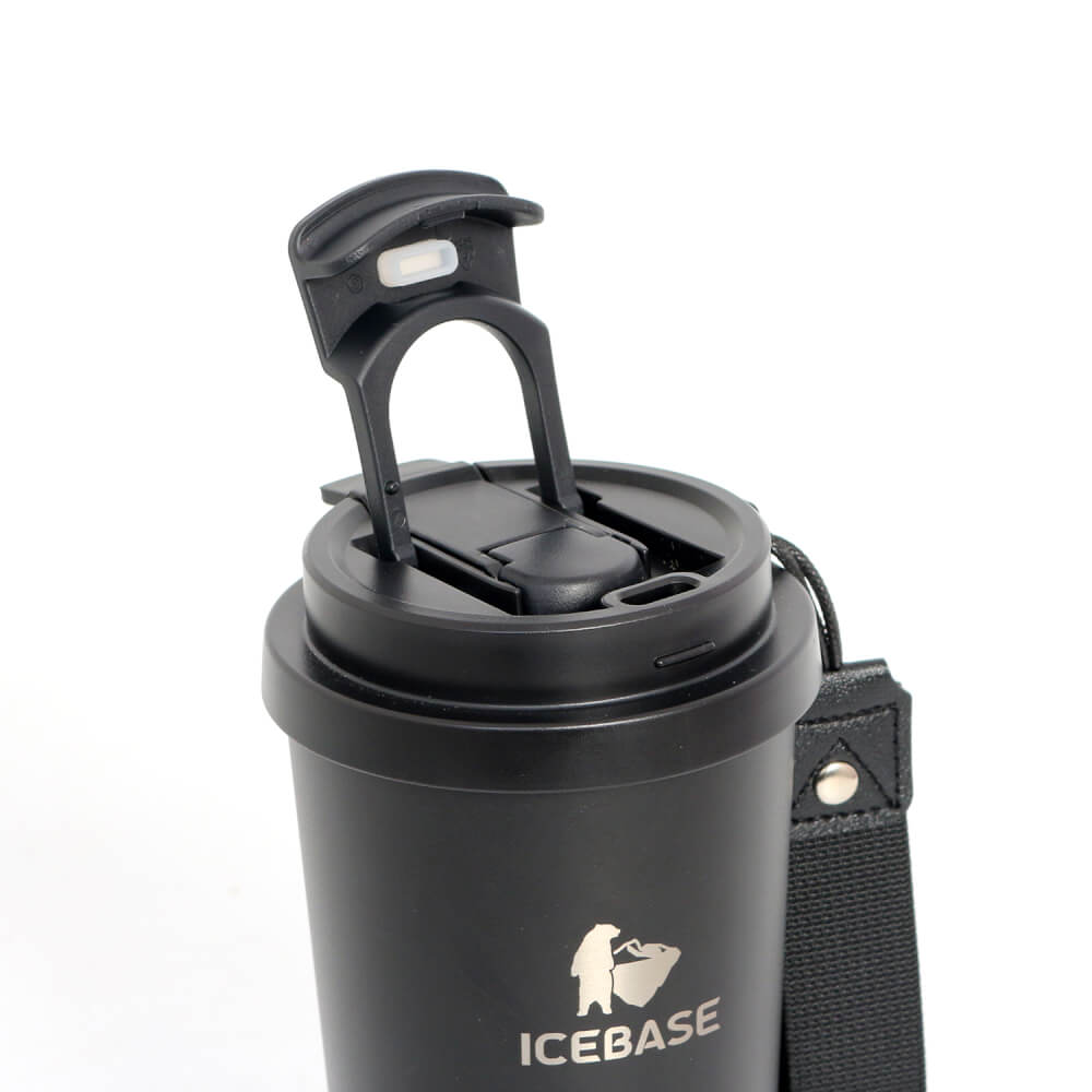 แก้วสุญญากาศ ICEBASE รุ่น VLA-202BK เคลือบผิว CERAMIC ขนาด 500 ML สีดำ