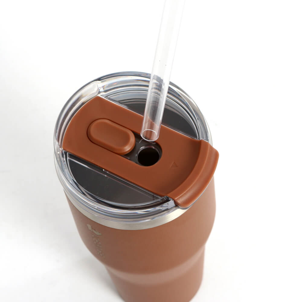 แก้วเก็บความเย็น ICEBASE รุ่น VLS-527CA (OSLO) ขนาด 600 ML สีกาแฟ