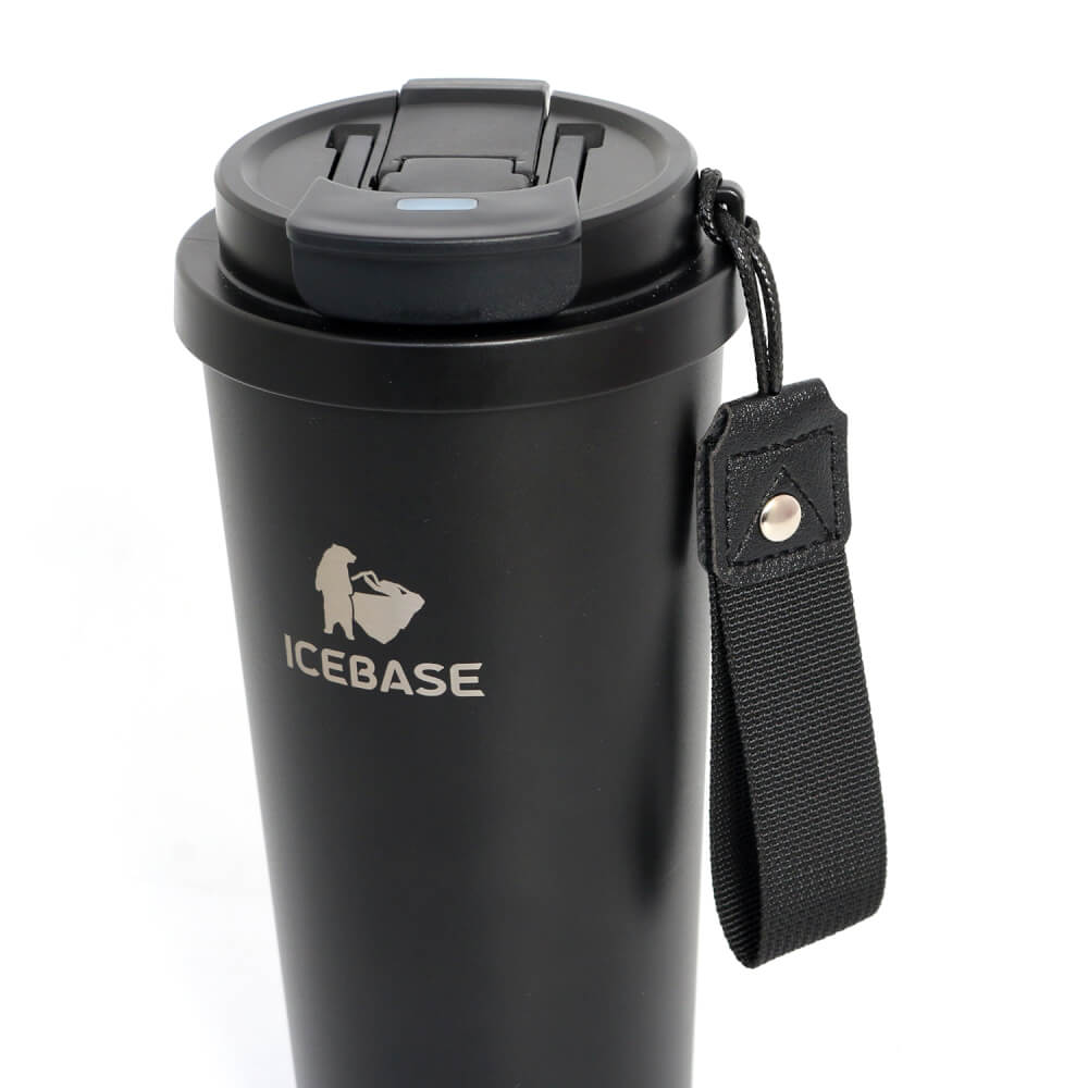 แก้วสุญญากาศ ICEBASE รุ่น VLA-202BK เคลือบผิว CERAMIC ขนาด 500 ML สีดำ