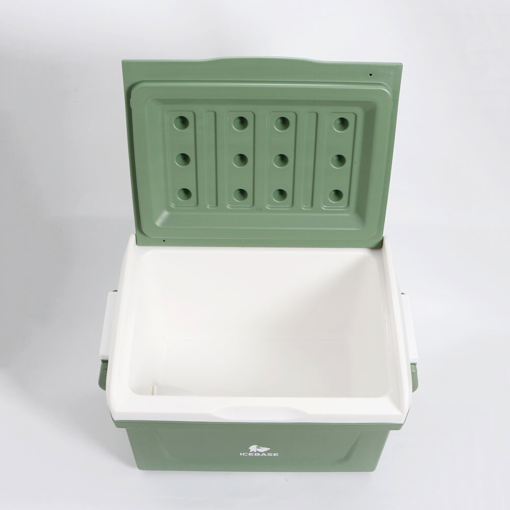 กระติกน้ำแข็งเก็บความเย็น ICEBASE รุ่น CLX-603GN (ANTIKA) ขนาด 35 ลิตร สีเขียว