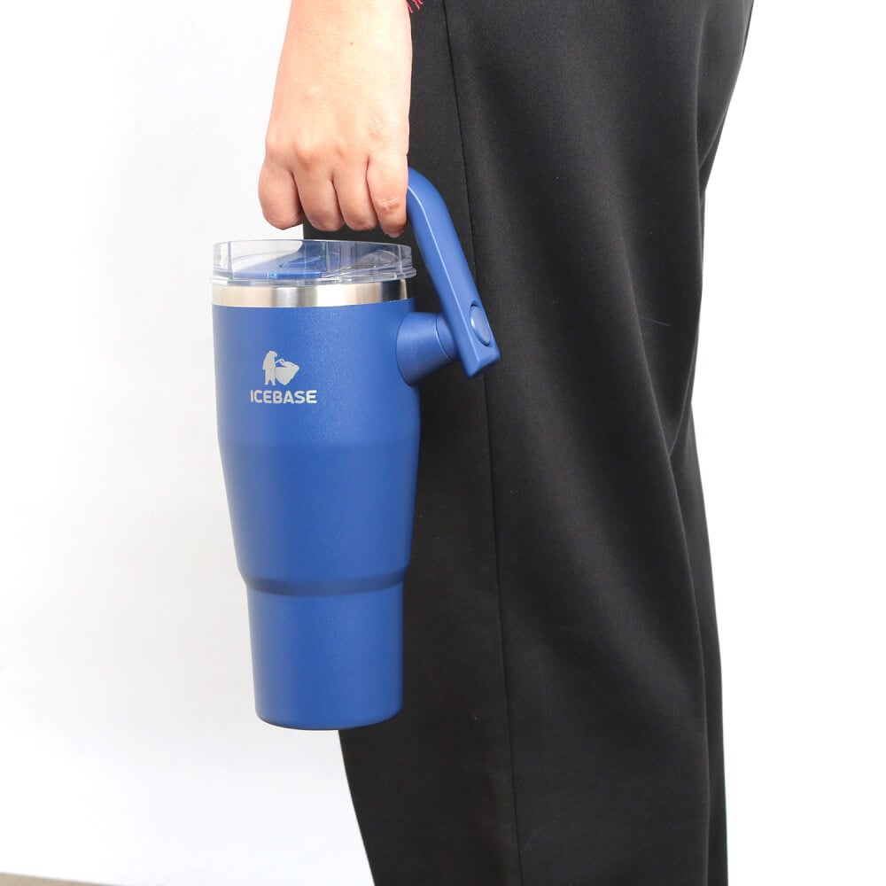 แก้วเก็บความเย็น ICEBASE รุ่น VLM-526NV (LOFT) ขนาด 960 ML สีน้ำเงิน_7