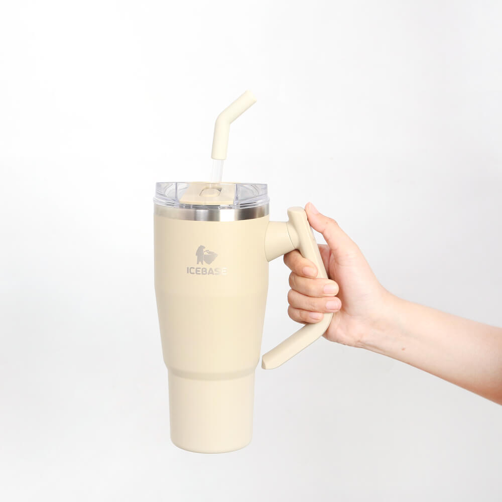 แก้วเก็บความเย็น ICEBASE รุ่น VLM-526SB (LOFT) ขนาด 960 ML สีเบจ_7